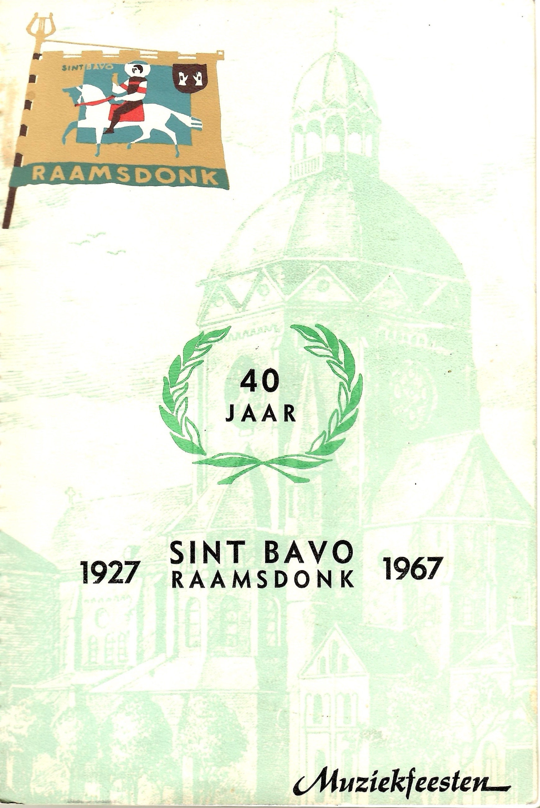 Kaft van 40 jaar Sint Bavo Raamsdonk