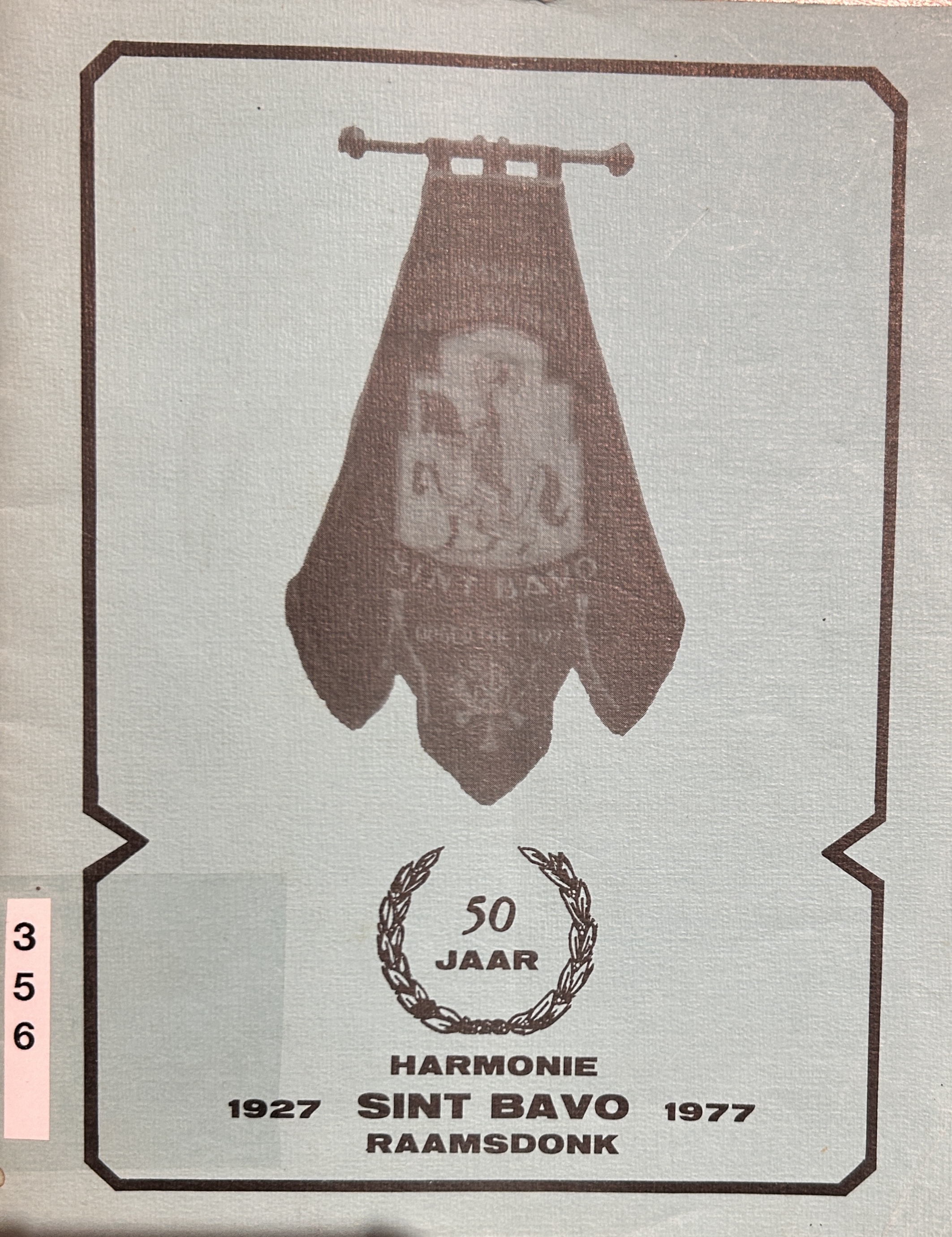 Kaft van 50 jaar Harmonie Sint Bavo Raamsdonk