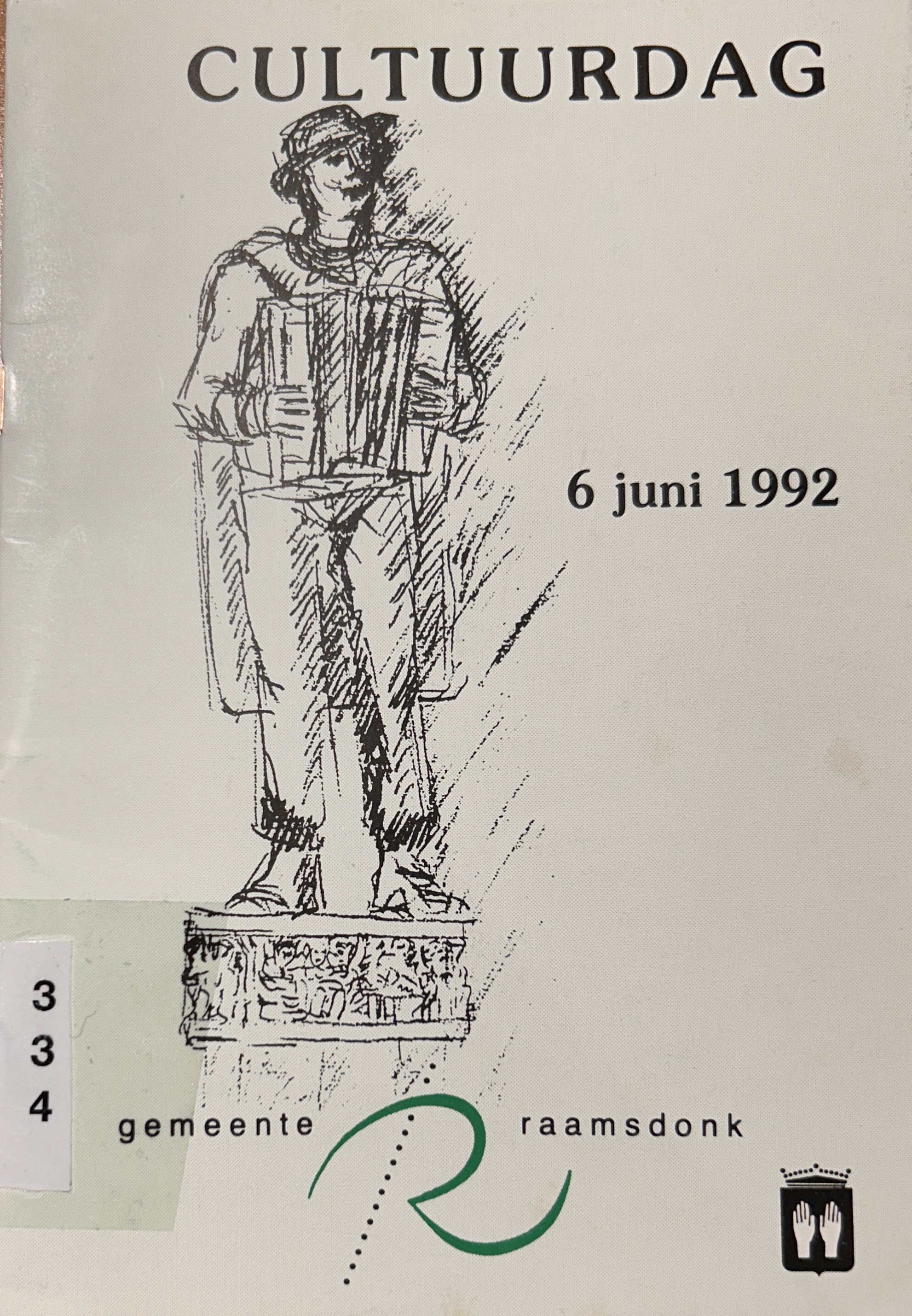 Kaft van Cultuurdag 1992