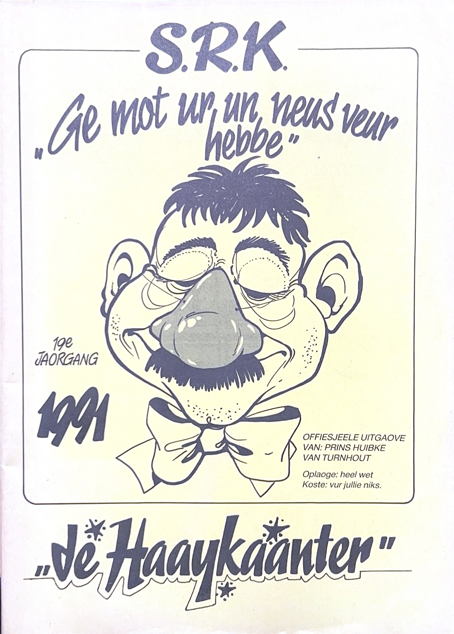 Kaft van De Haaykanter 1991