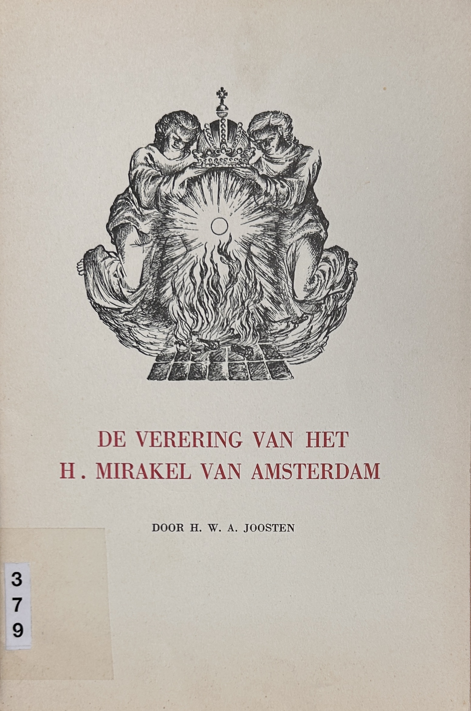 Kaft van De vereniging van het H. Mirakel van Amsterdam