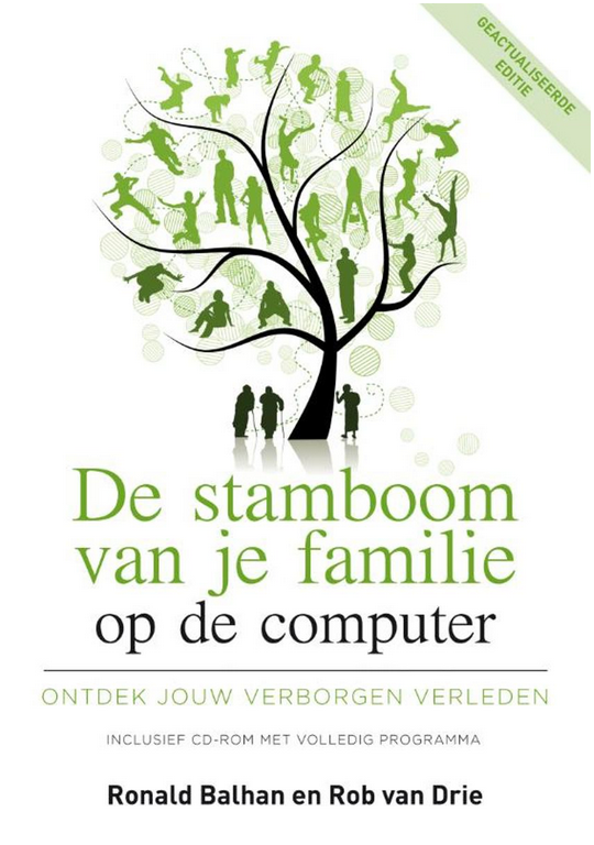 Kaft van De stamboom van je familie op de computer