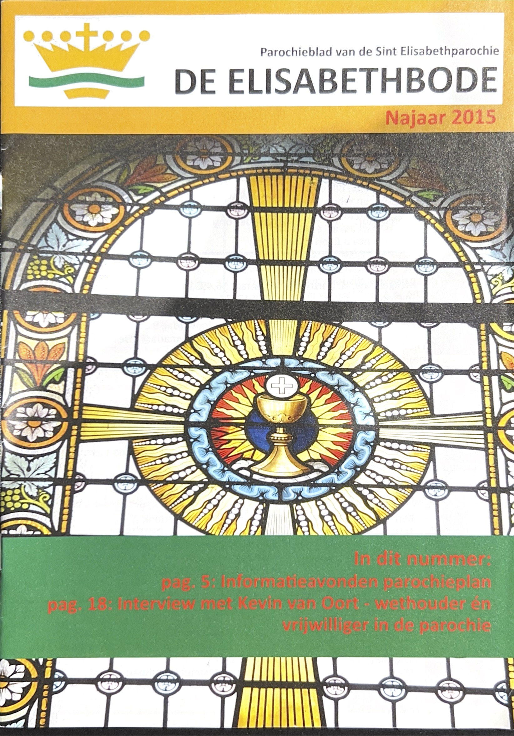 Kaft van De Elizabethbode najaar 2015