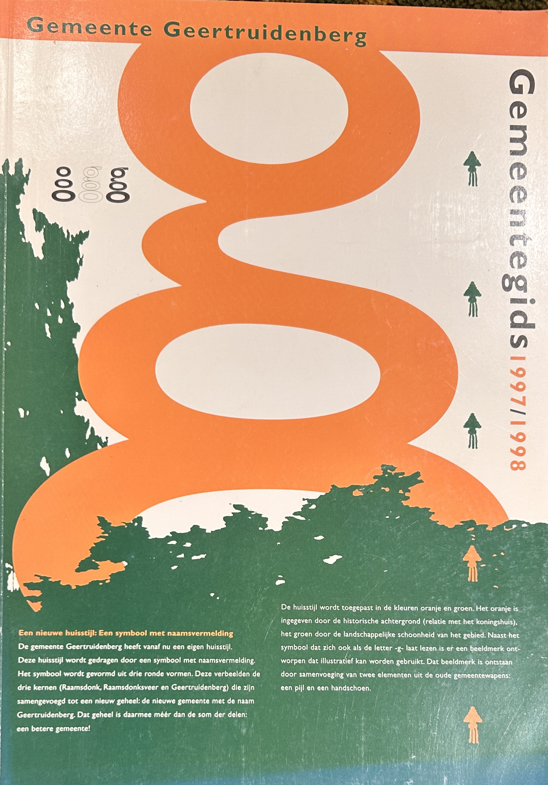 Kaft van Gemeentegids 1997 / 1998