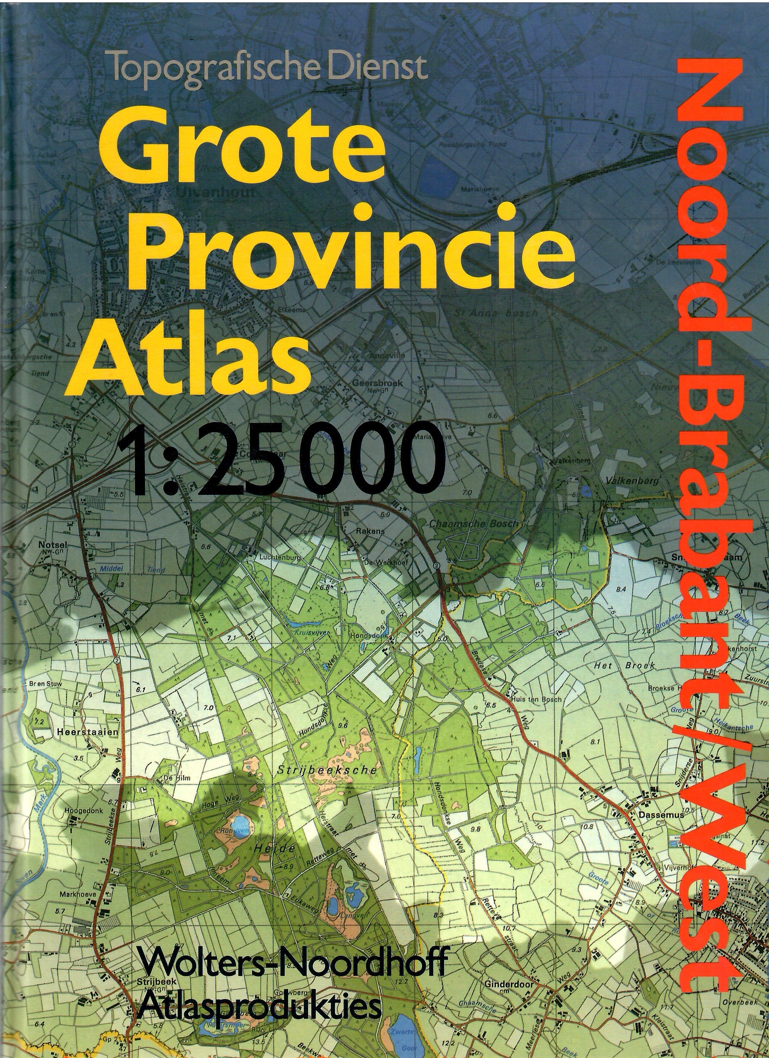 Kaft van Grote Provincie Atlas