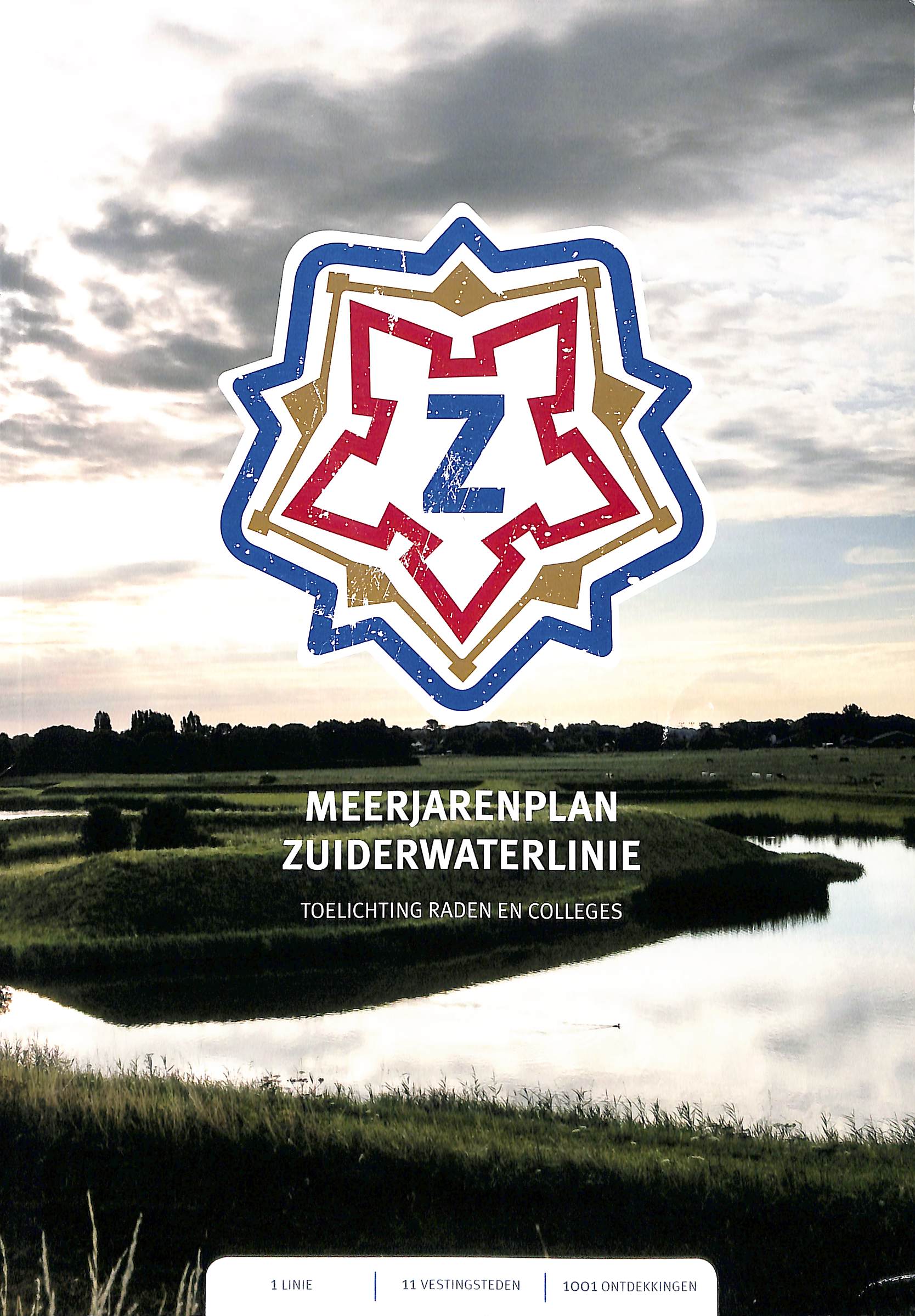 Kaft van Meerjarenplan Zuiderwaterlinie