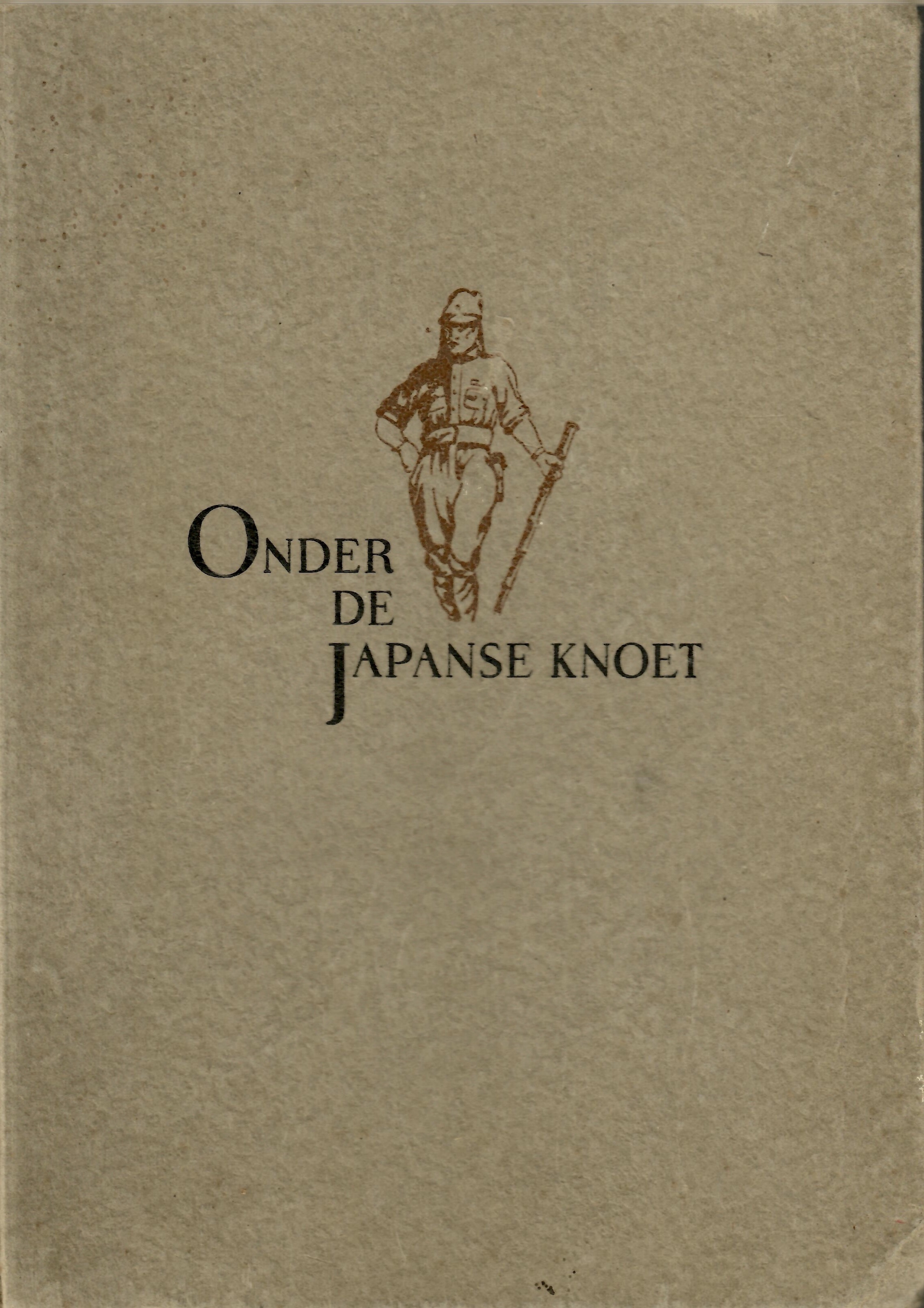 Kaft van Onder de Japanse knoet 