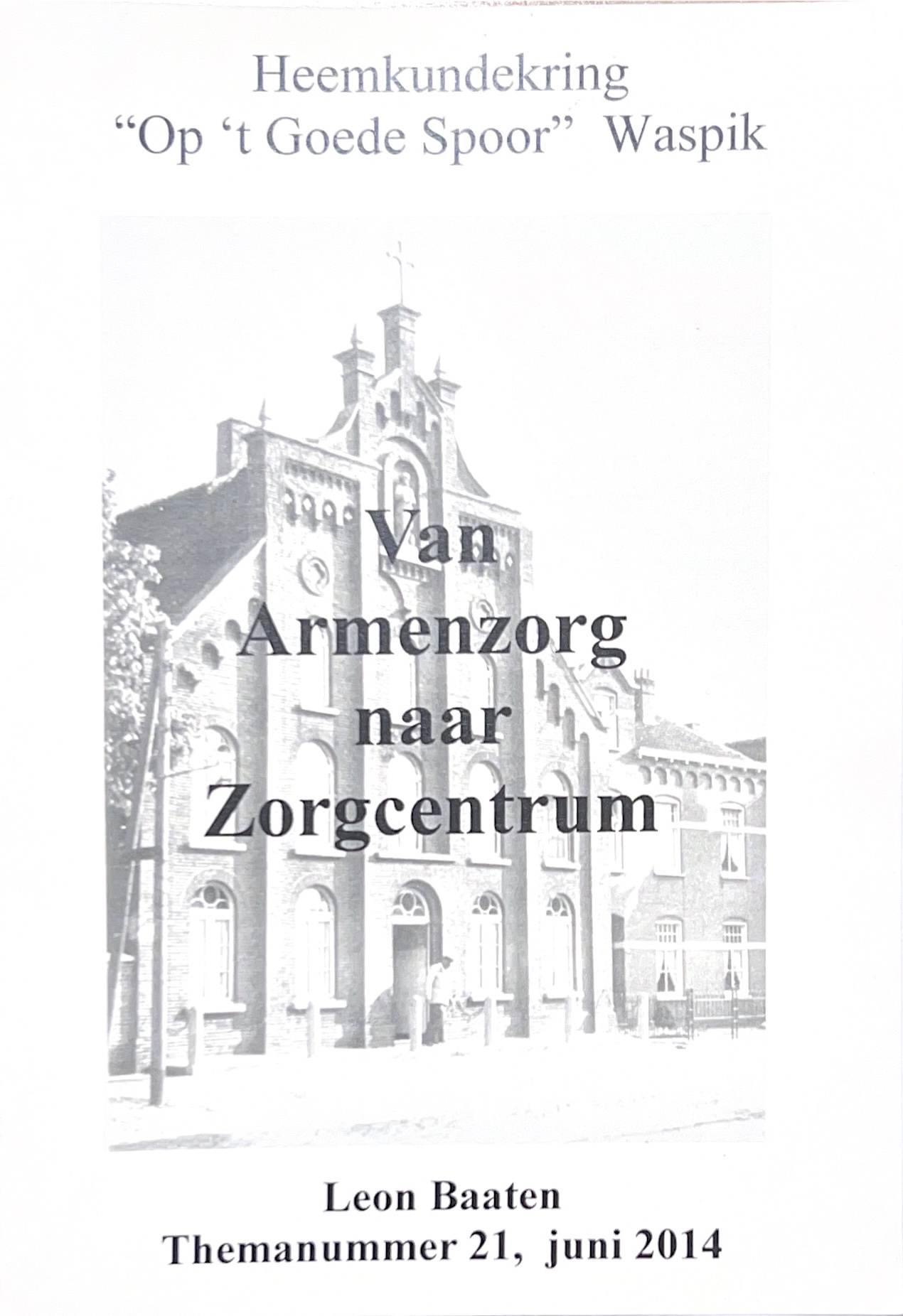 Kaft van Van Armenzorg naar Zorgcentrum