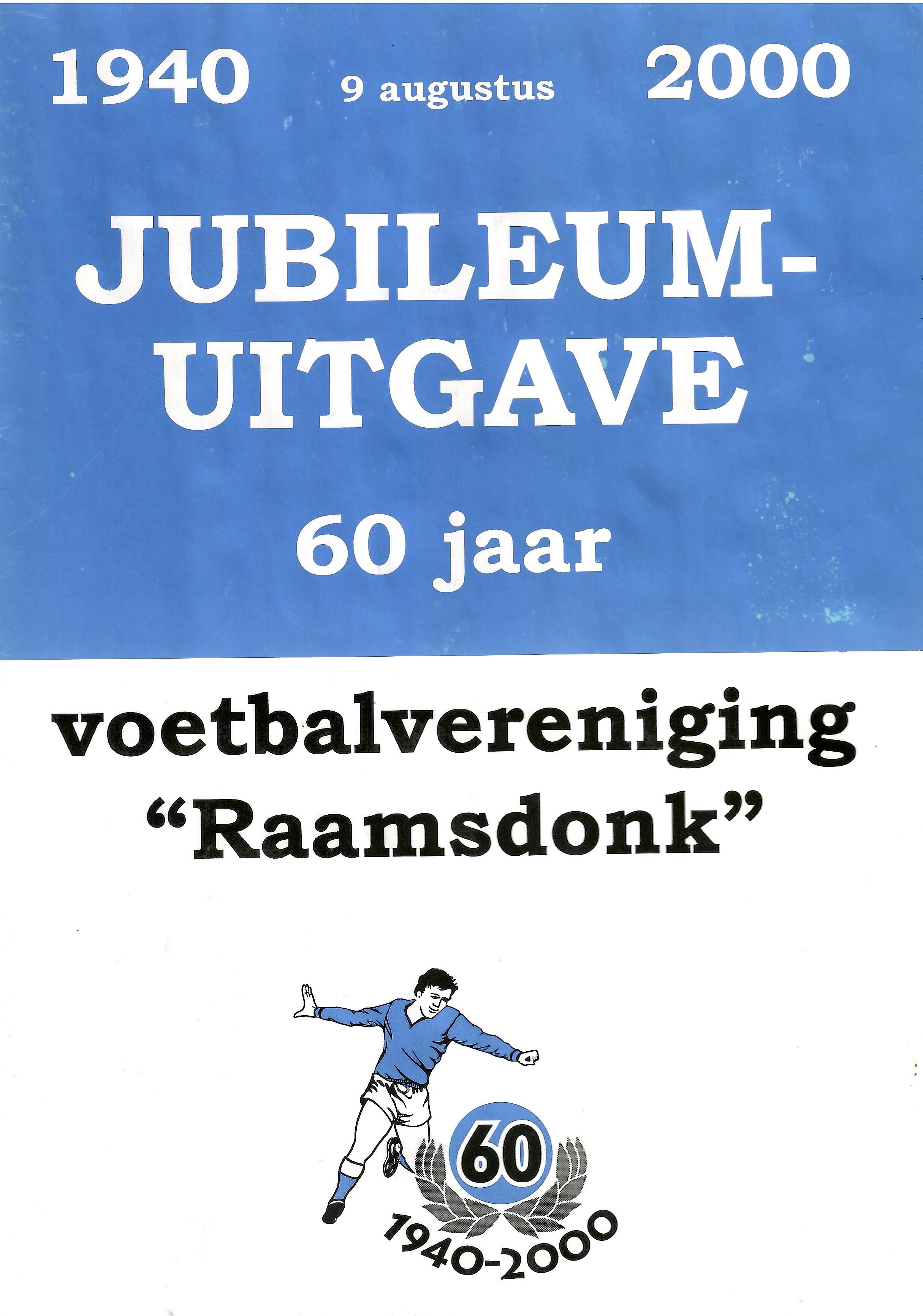 Kaft van Voetbalvereniging Raamsdonk 60 jaar