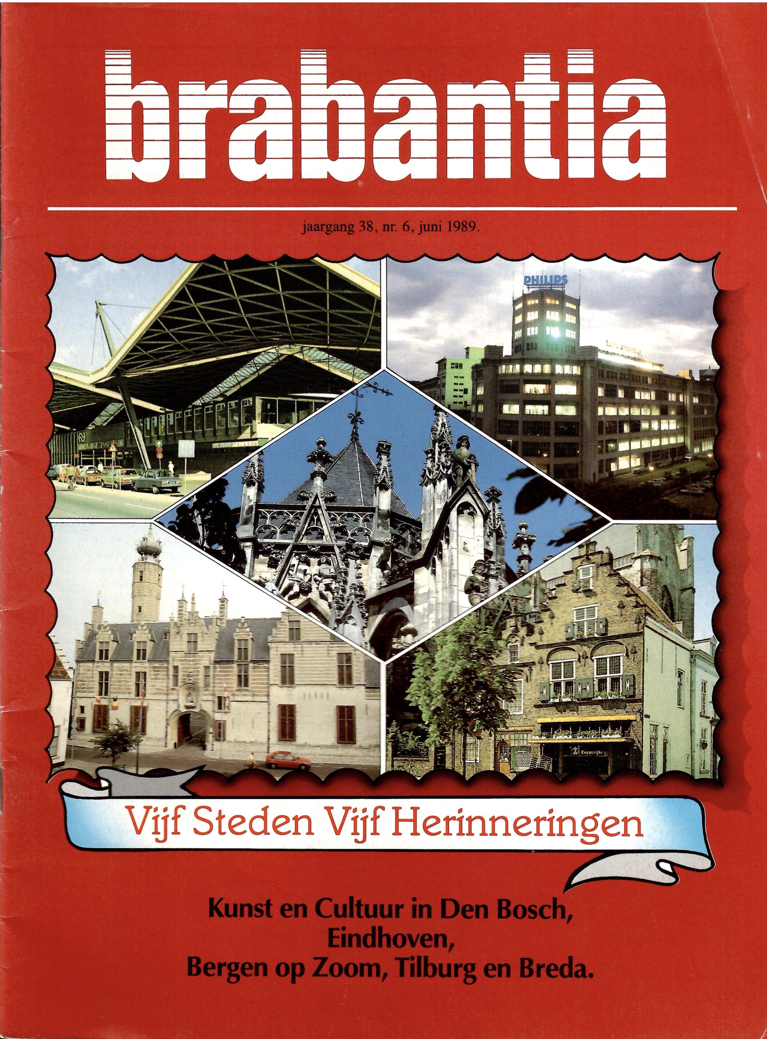 Kaft van Brabantia juni 1989