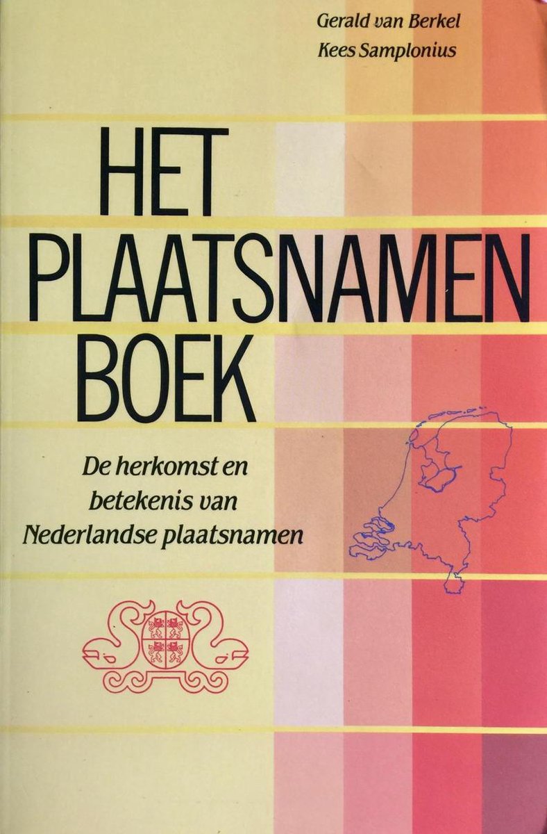 Kaft van Het Plaatsnamenboek