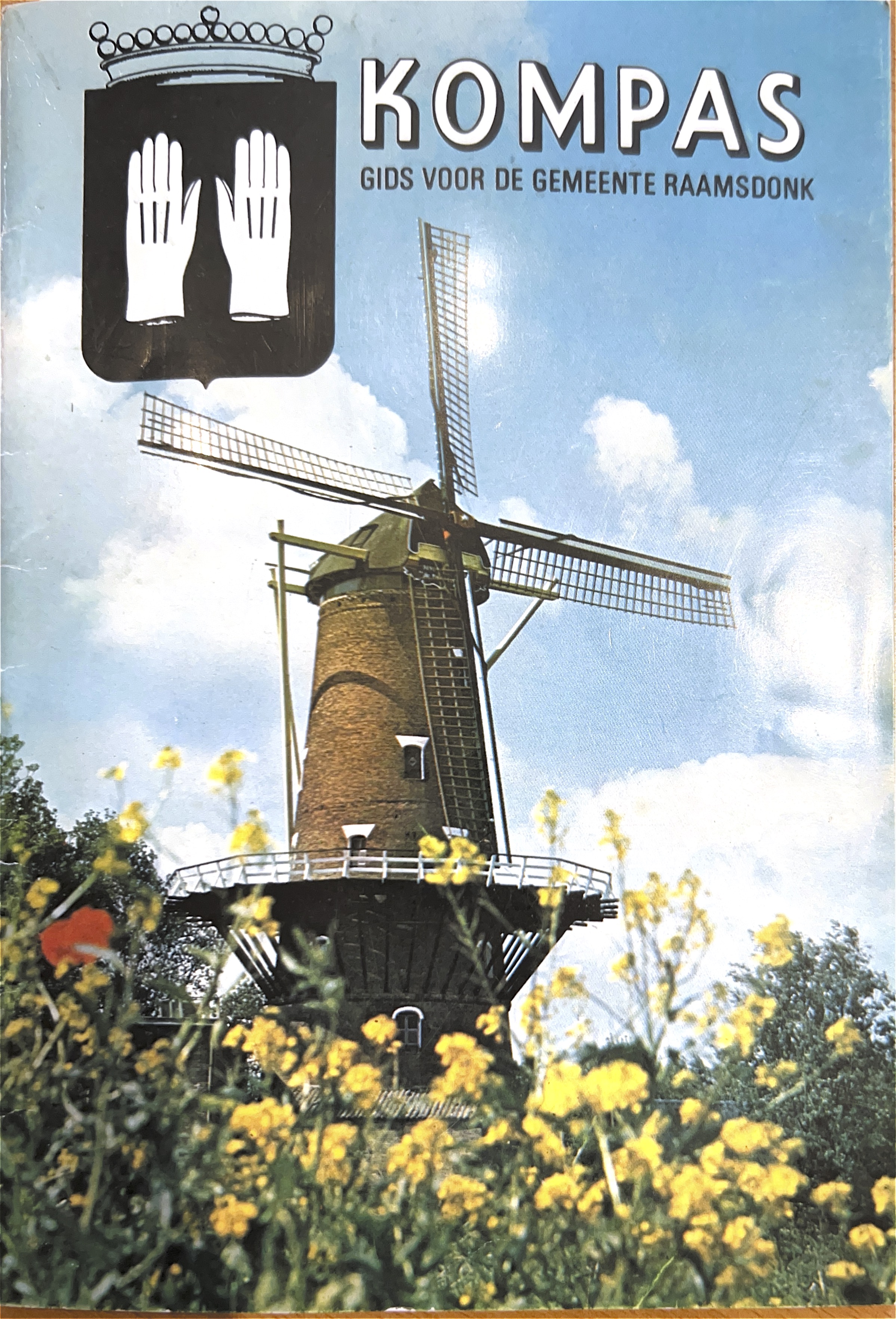 Kaft van Kompas Gids voor de gemeente Raamsdonk 1974