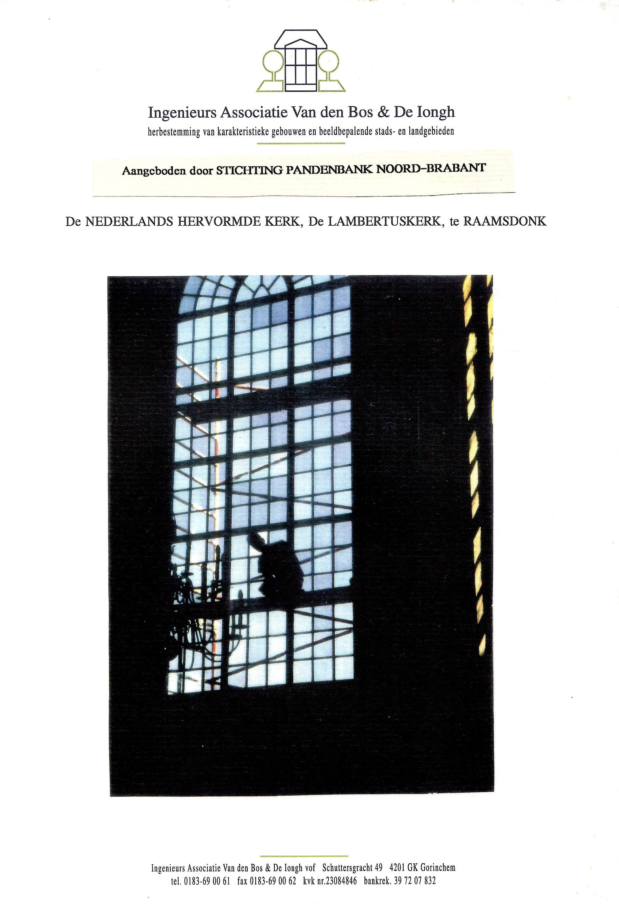 Kaft van De Nederlands Hervormde Kerk, De Lambertuskerk, te Raamsdonk