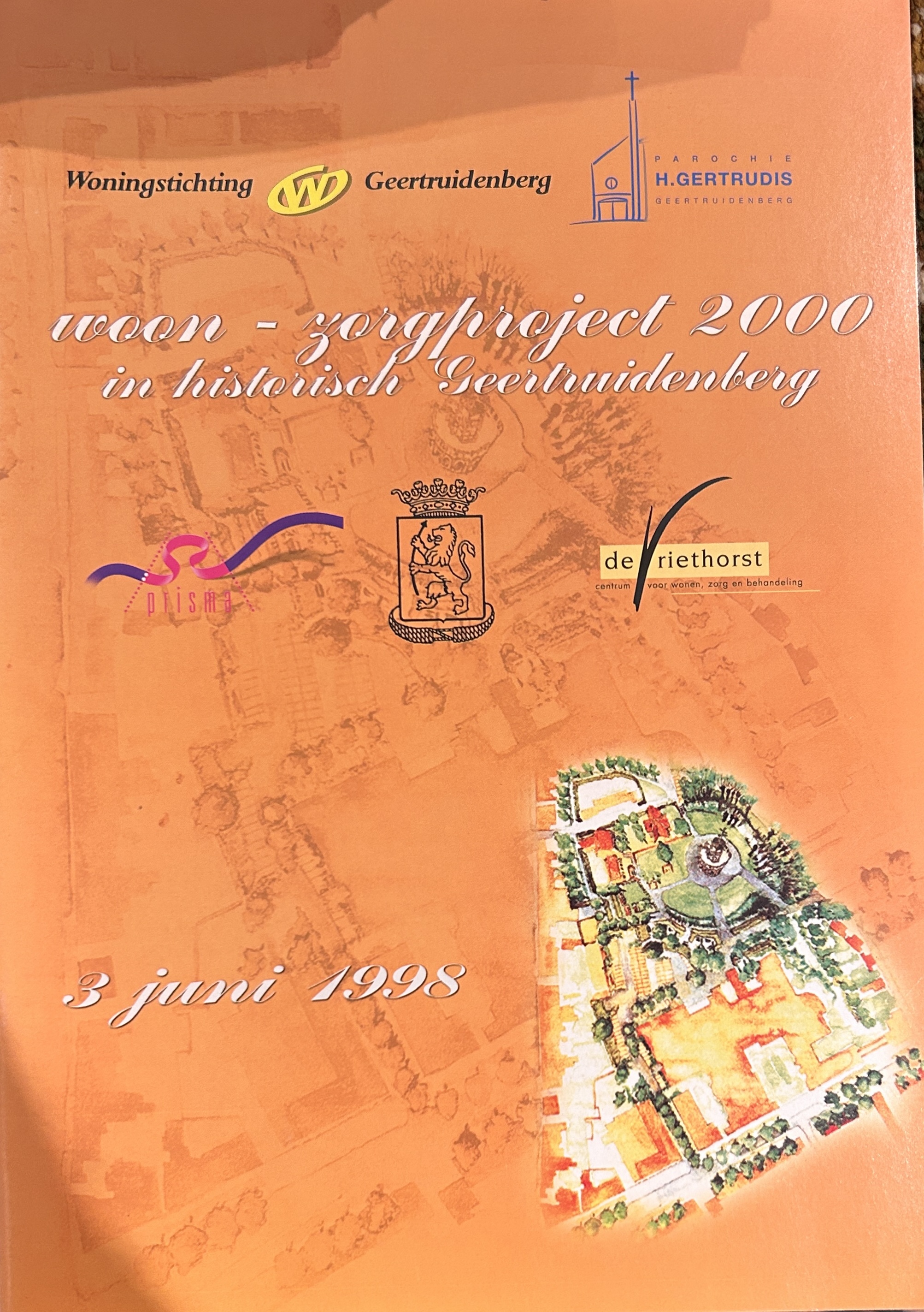 Kaft van Woon-zorgproject 2000 in historisch Geertruidenberg